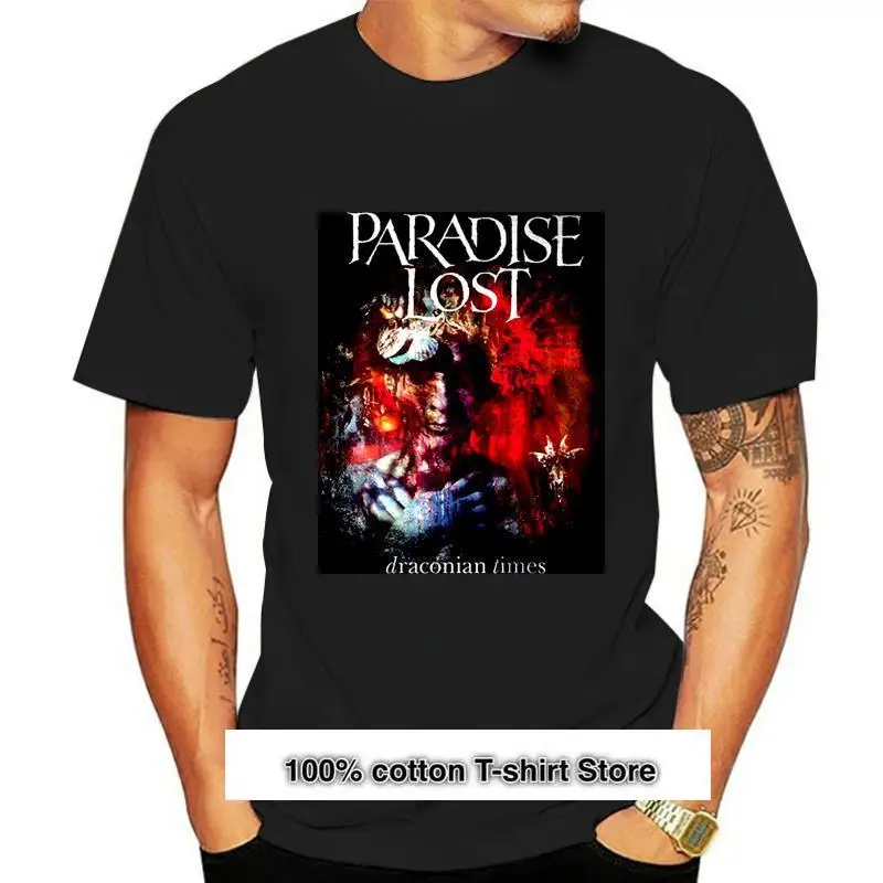 

Camiseta oficial de The paraise LOST - DRACONIAN TIMES (álbum), nueva
