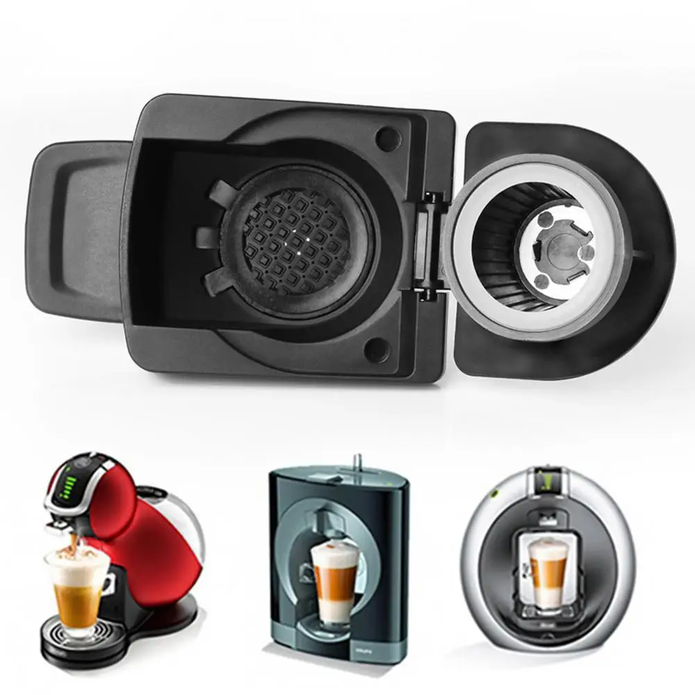 

Useful Integrated Flip Design Coffee Pod Adapter Capsule Converter Compact Coffee Capsule Conversion