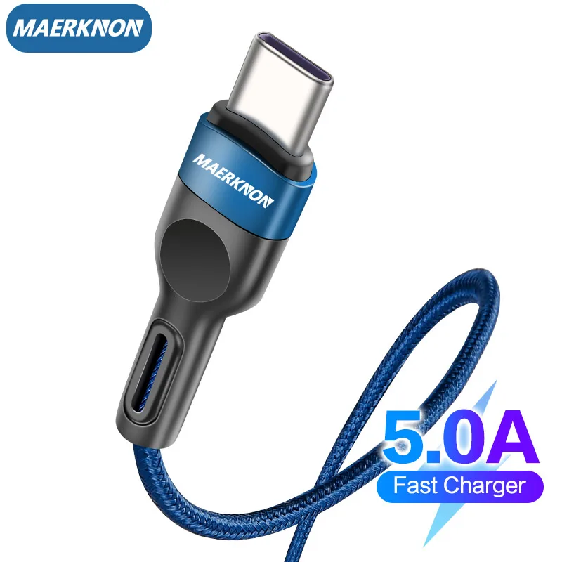 

5A 2m usb c cable type c cable Fast Charging Data Cord Charger usb cable c For Samsung s21 s20 A51 xiaomi mi 10 redmi note 9s 8t