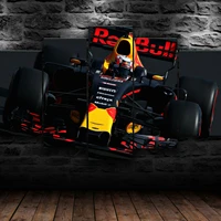 5 pieces canvas wall art f1 racing sports car poster painting living room home decor bedroom mural picture print framework