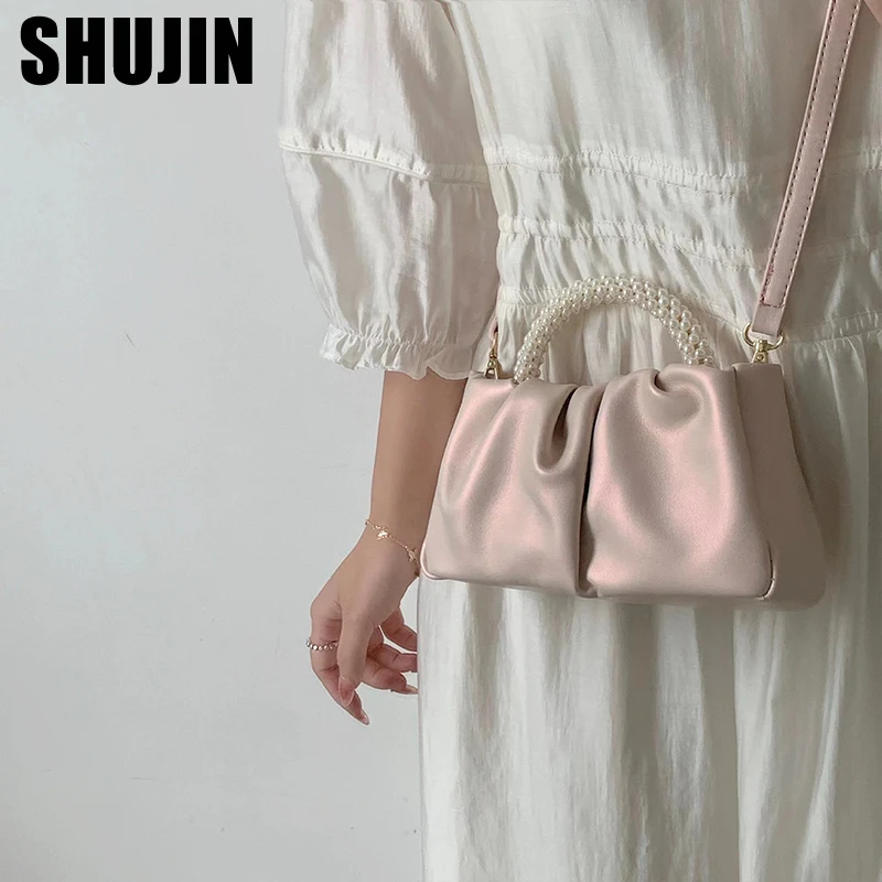 

Модные сумочки с жемчугом, женский клатч для ужина, кошелек, роскошные дизайнерские женские квадратные сумки на плечо, женская маленькая сумка-мессенджер