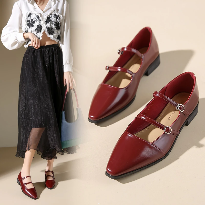 

2023 брендовые дизайнерские пикантные остроносые двубортные элегантные женские повседневные классические туфли на высоком каблуке