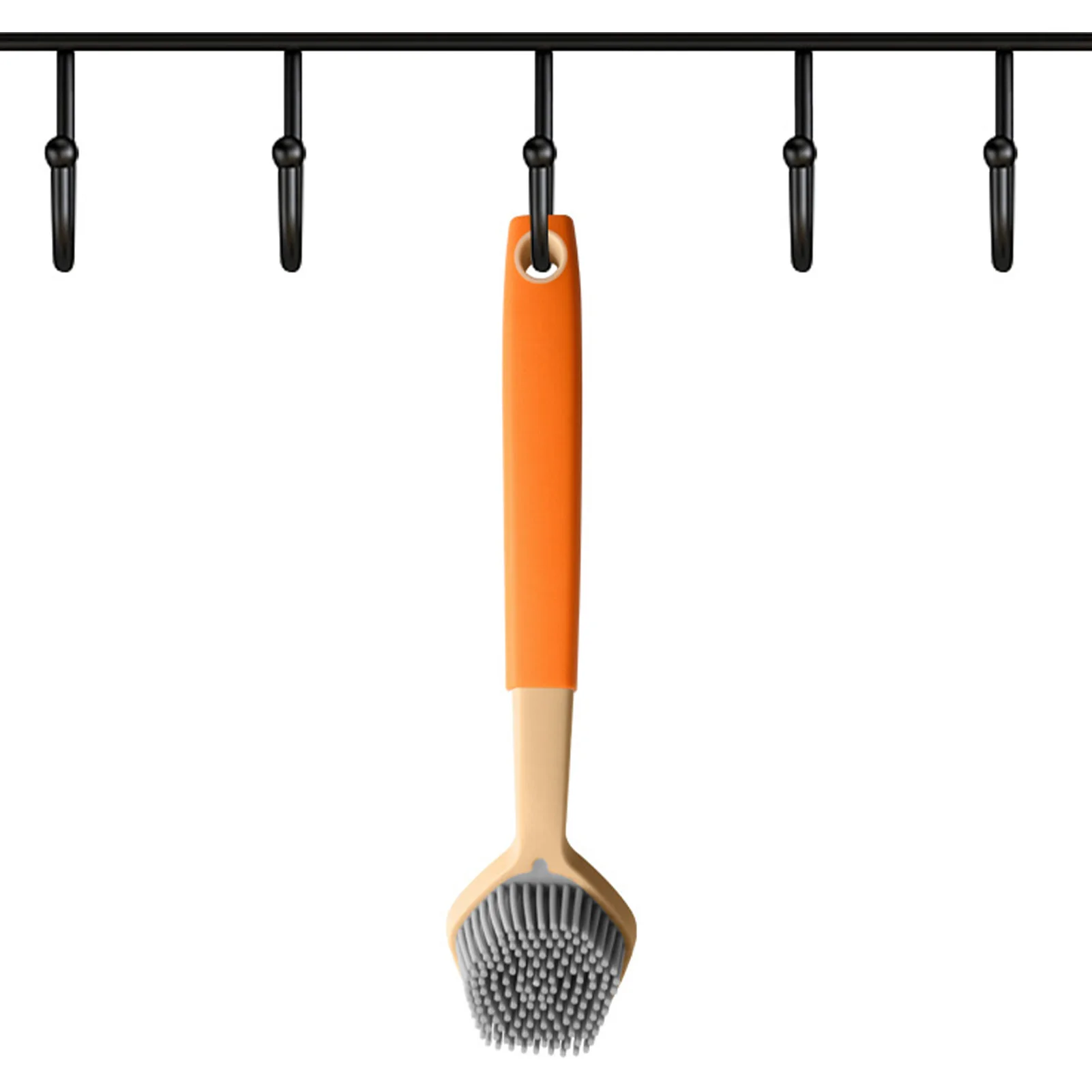 

Cleaning Dish Brush Cleaning Brush Kitchen Brush Kitchen Silicone Dish Brush Handle Dish Scrubber Scrub Brush For Pans Pots