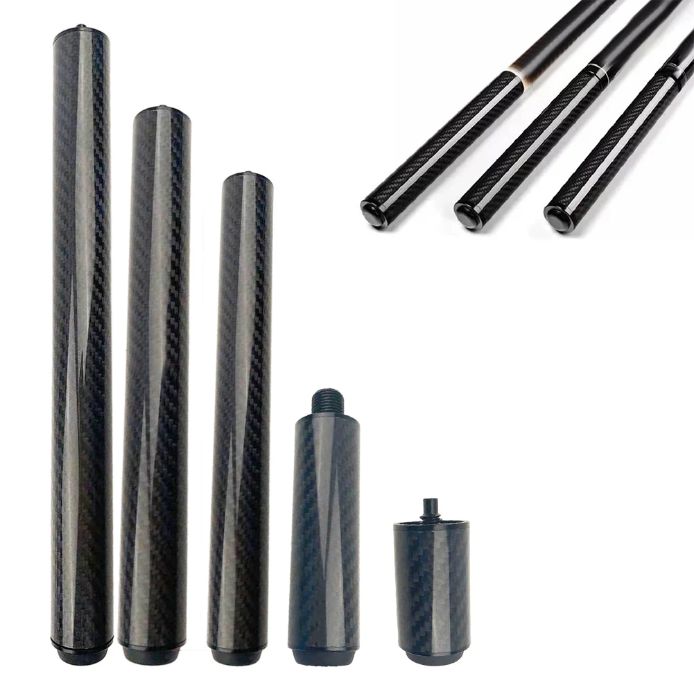 

Billiard Holder Extender Carbon Fiber Pool Cue Extension Handle Ultralight Billiards Cue Extension 2-12in