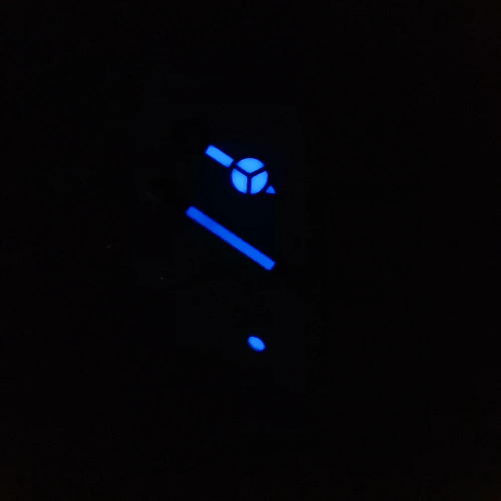 Modified Watch Hands Blue Luminous Three-hands Fit NH35 NH36 4R 7S Movement