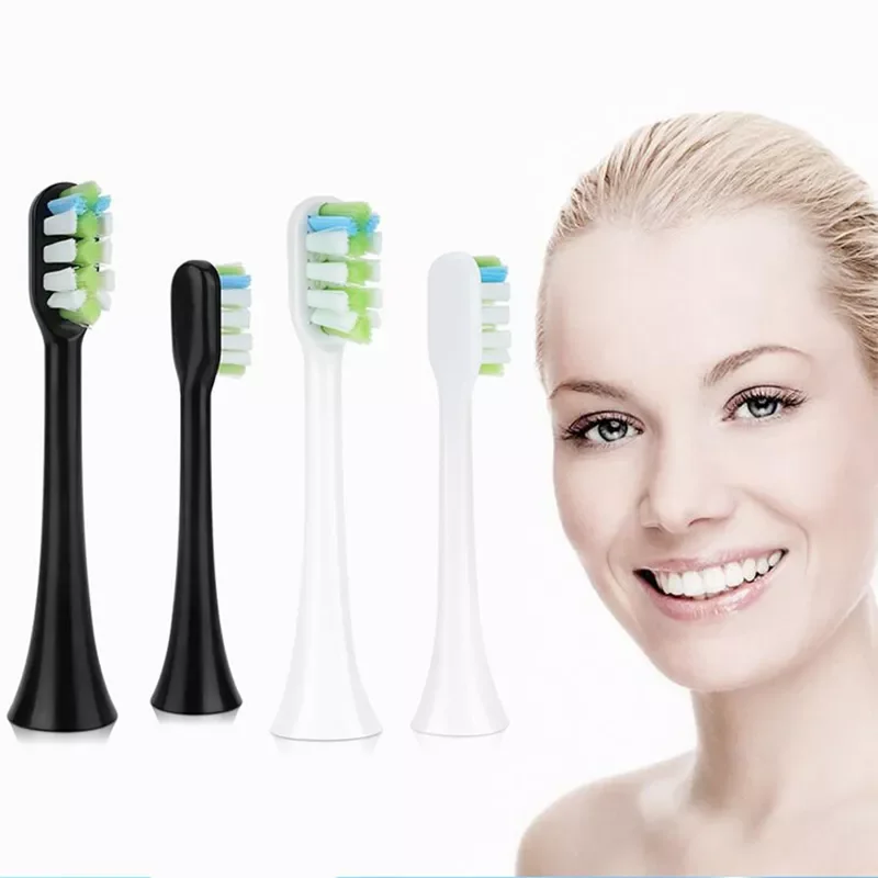 

4pcs For Soocas X3 Toothbrush Heads Foodgrade Bristle For Soocare Soocas X5 X3 Nozzle Replacement Electric Toothbrush Brush Head