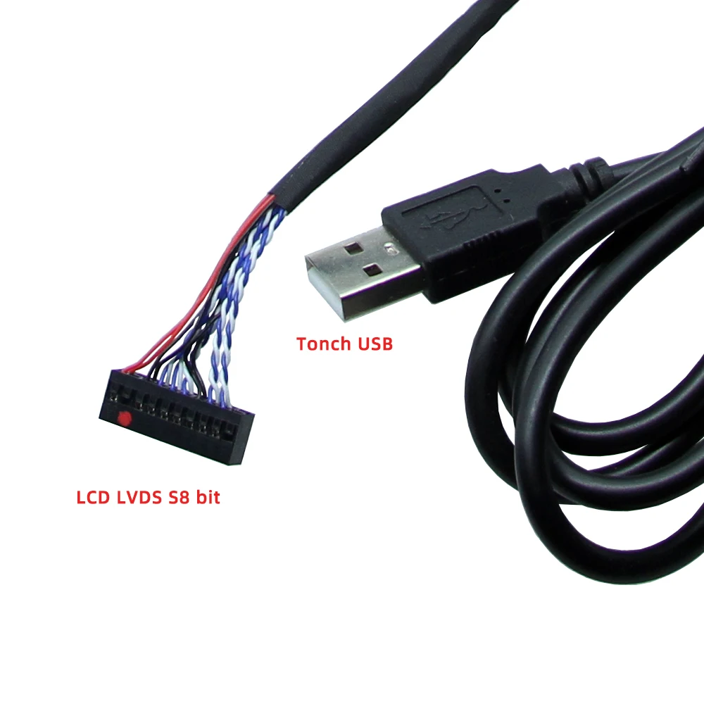 7-дюймовый интерфейс LVDS 1024*600 ЖК-экран 16:9 USB внешняя крышка емкостный сенсорный