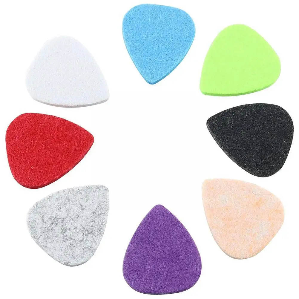 

10 Pcs Multi Color Guitar Pick Ukulele Wool Felt Picks Ukulele Soft Felt Picks For Ukulele Banjor Guitar Accessories A3e0