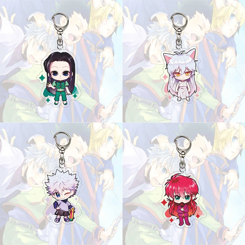 Аниме HUNTER×HUNTER акриловая искусственная красота кулон Killua Zoldyck Kurapika Leorio подарок на