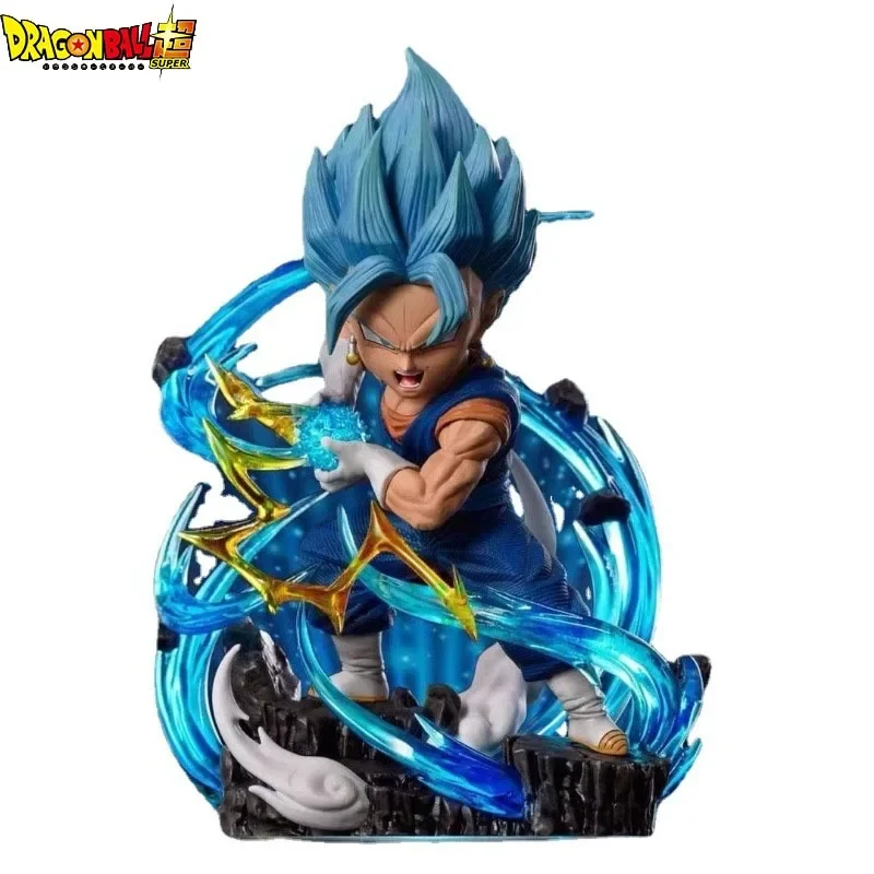Фото 11 см. Хит продаж! Аниме-фигурка Dragon Ball Super Saiyan WCF Бейджит с синими волосами, сценические спецэффекты, ручная работа, подарок №1