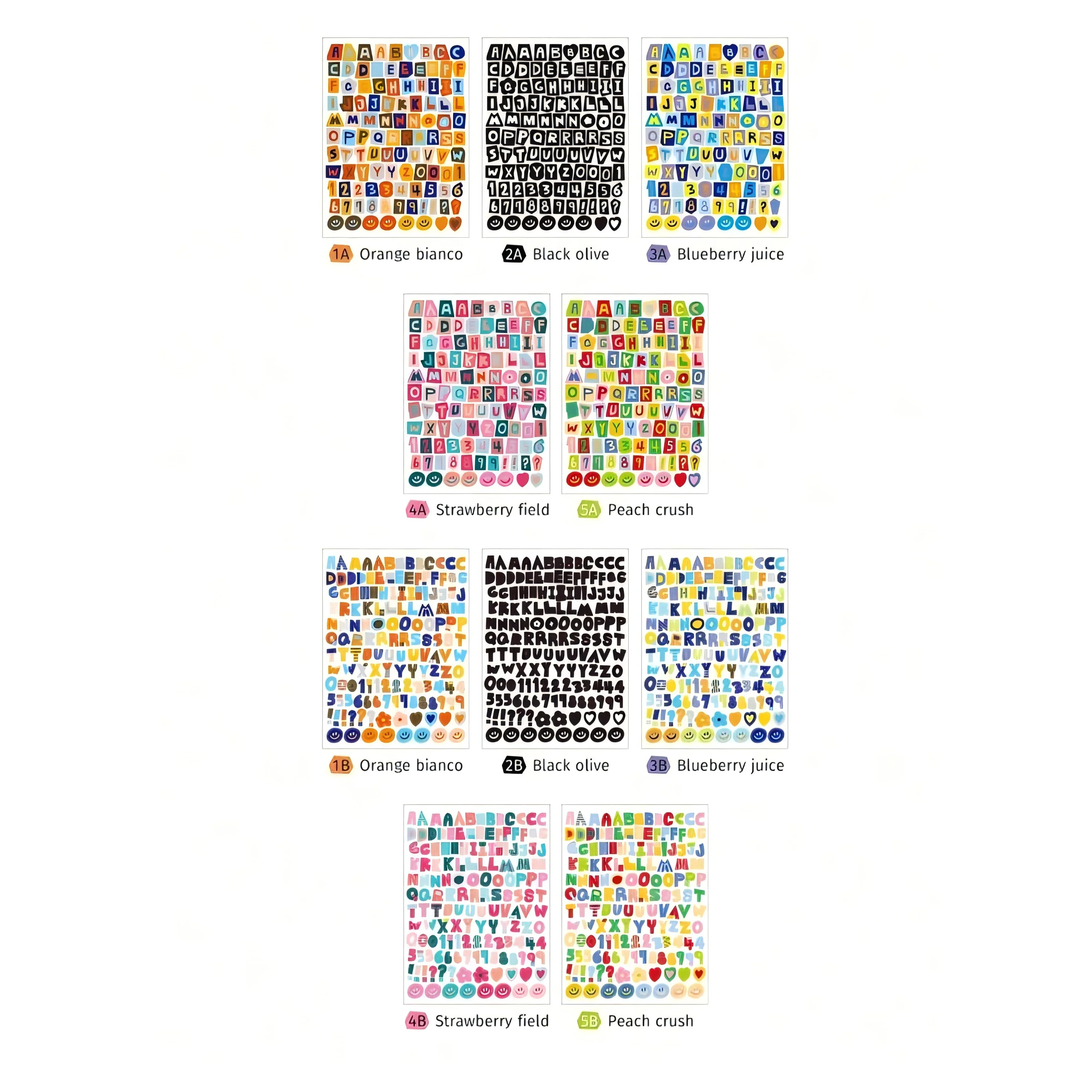 

10 Упаковок Художественных Канцелярских Наклеек «сделай Сам» С Буквами И Цифрами