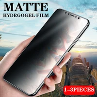 matte hydrogel film for iphone 13 pro full silicone tpu screen protector on iphone 12 11 13 mini pro xs max xr iphone x 7 8 plus