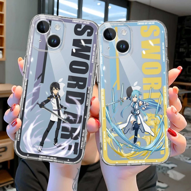 

Роскошный чехол Sword Art Online Yuuki Asuna для iPhone XR 11 14 Pro Max 12 13 XS X Mini 12mini 13mini