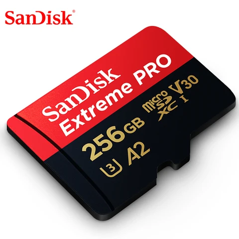 Карта памяти SanDisk Extreme Pro 1 ТБ 512 ГБ 256 ГБ 128 ГБ 64 ГБ 32 ГБ microSDHC SDXC UHS-I micro TF 170 МБ/с Class10 U3 с адаптером SD