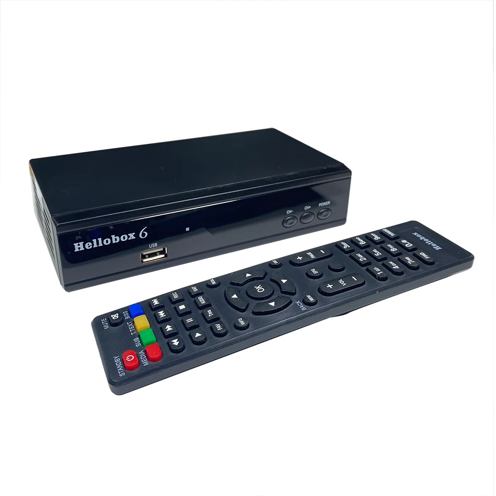 Hellobox 6 совместимый V5 Plus спутниковый приемник H.265 HEVC мультипотоковый USB WiFi авто Powervu