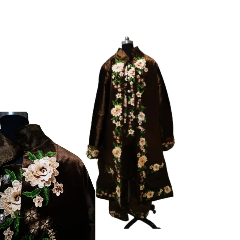 

Костюм мужской длинный из пиджака и шортов, Классический жакет и шорты, костюм в викторианском стиле для выступлений и представлений