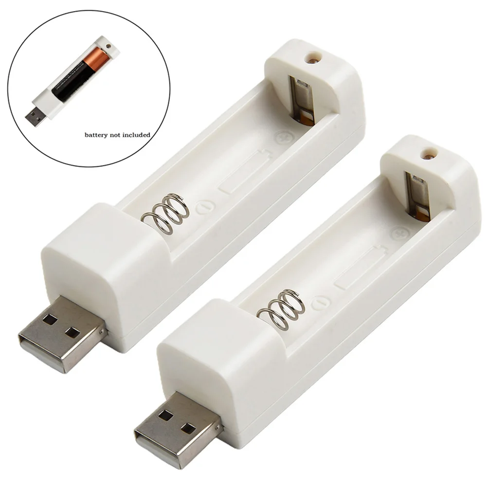 

2 шт., USB-адаптер для зарядки аккумуляторов AA/AAA