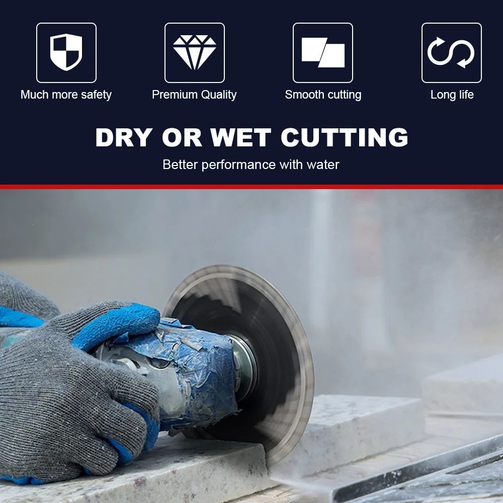 1 шт. 115-230 мм алмазный отрезной диск пильное полотно для резки камня гранита