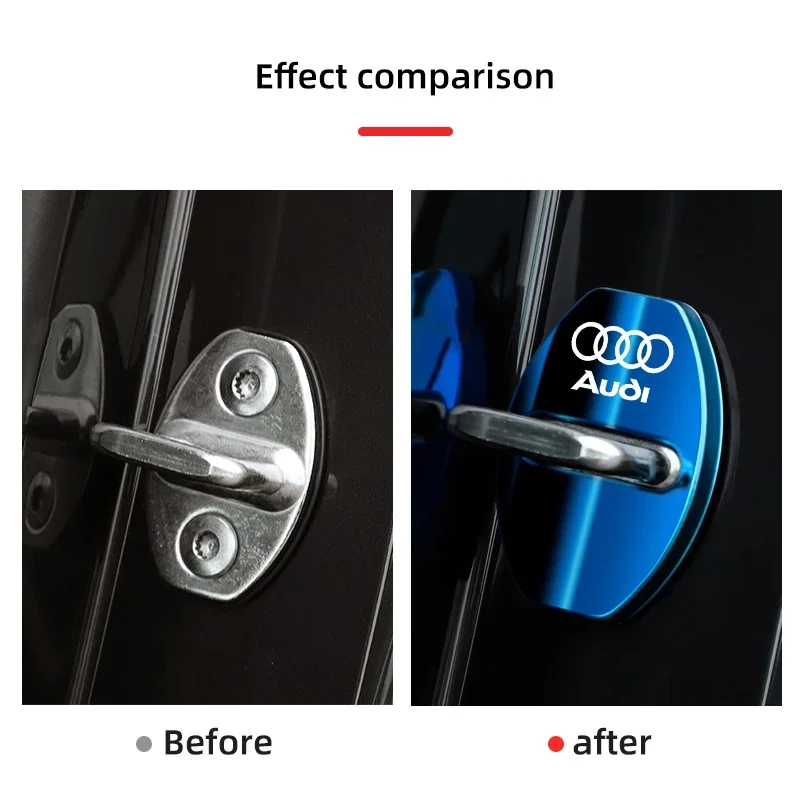 4 шт. наклейки для Audi A3 A4 B8 8P B9 8V B6 A5 B7 A1 A6 C6 Q3 Q5 C7 I8 kuga аксессуары украшения