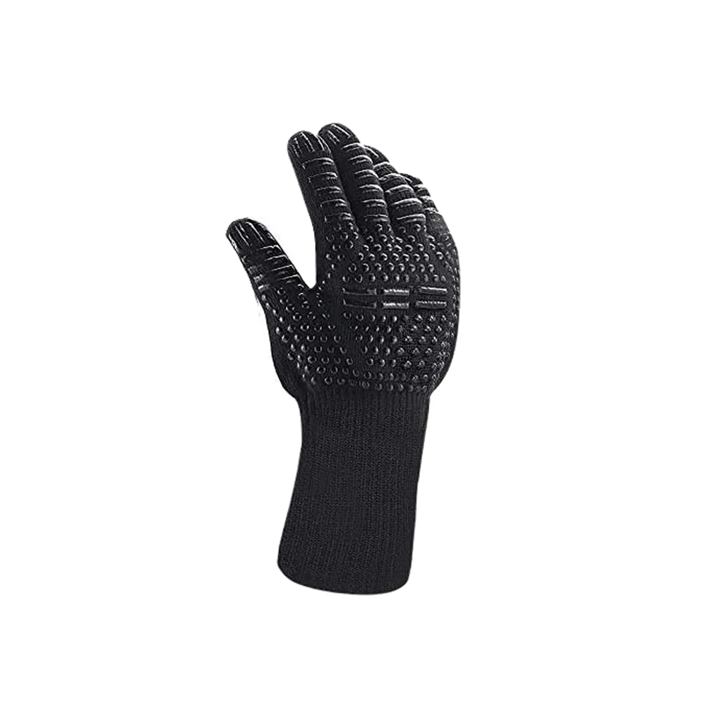 

2 Pcs 800 Degrees BBQ Gloves Barbecue Thermal Insulation Oven Cooking
