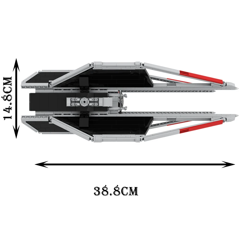 Набор для сборки 1350 шт. венчик имперского истребителя TIE MKII перехватчик