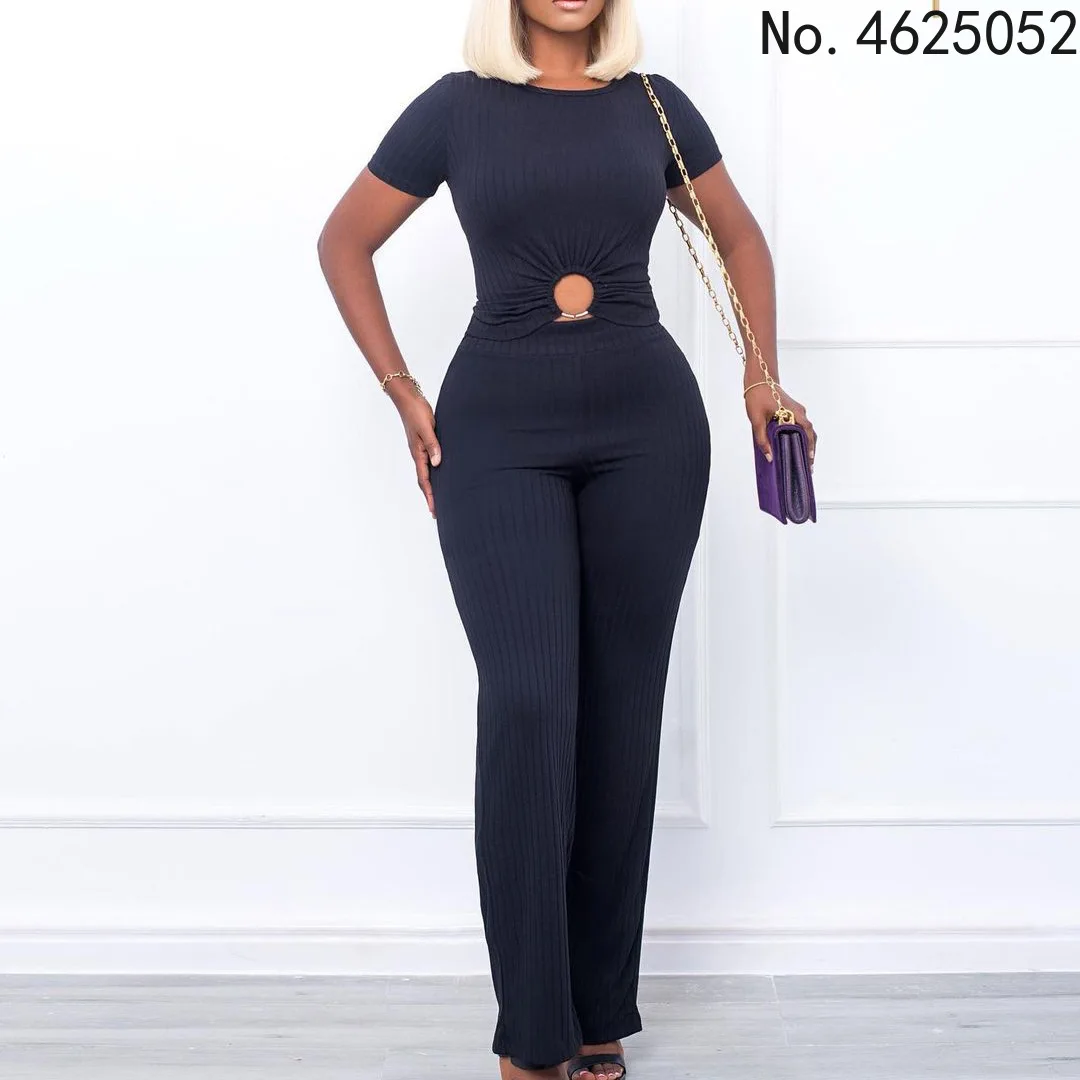 

2022 африканская одежда для женщин, летний модный стиль, африканские женщины, комплект из двух предметов, спортивный костюм, короткий топ + шта...