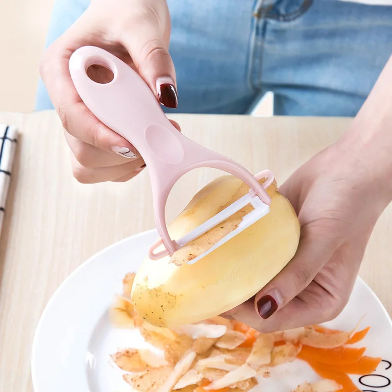 

Multifunctional Fruit Ceramic Peeling Knife Peeler Household Apple Peeler Potato Peeler Ceramic Fruit Peeler Kitchen Gadget