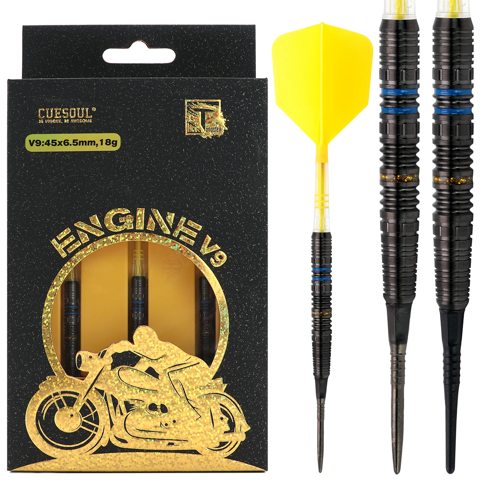 CUESOUL ENGINE V7-V9 18/19/20/21/22g Стальной Наконечник 90 ...
