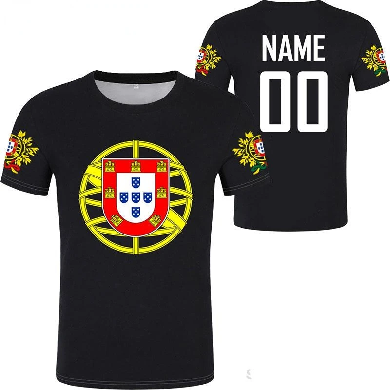 

Custom Any Name Number Portugal 3D T-shirt PorNation Flag Soccer T-shirts Clothes For Men Women Ronaldoes Short Sleeve T-shirt