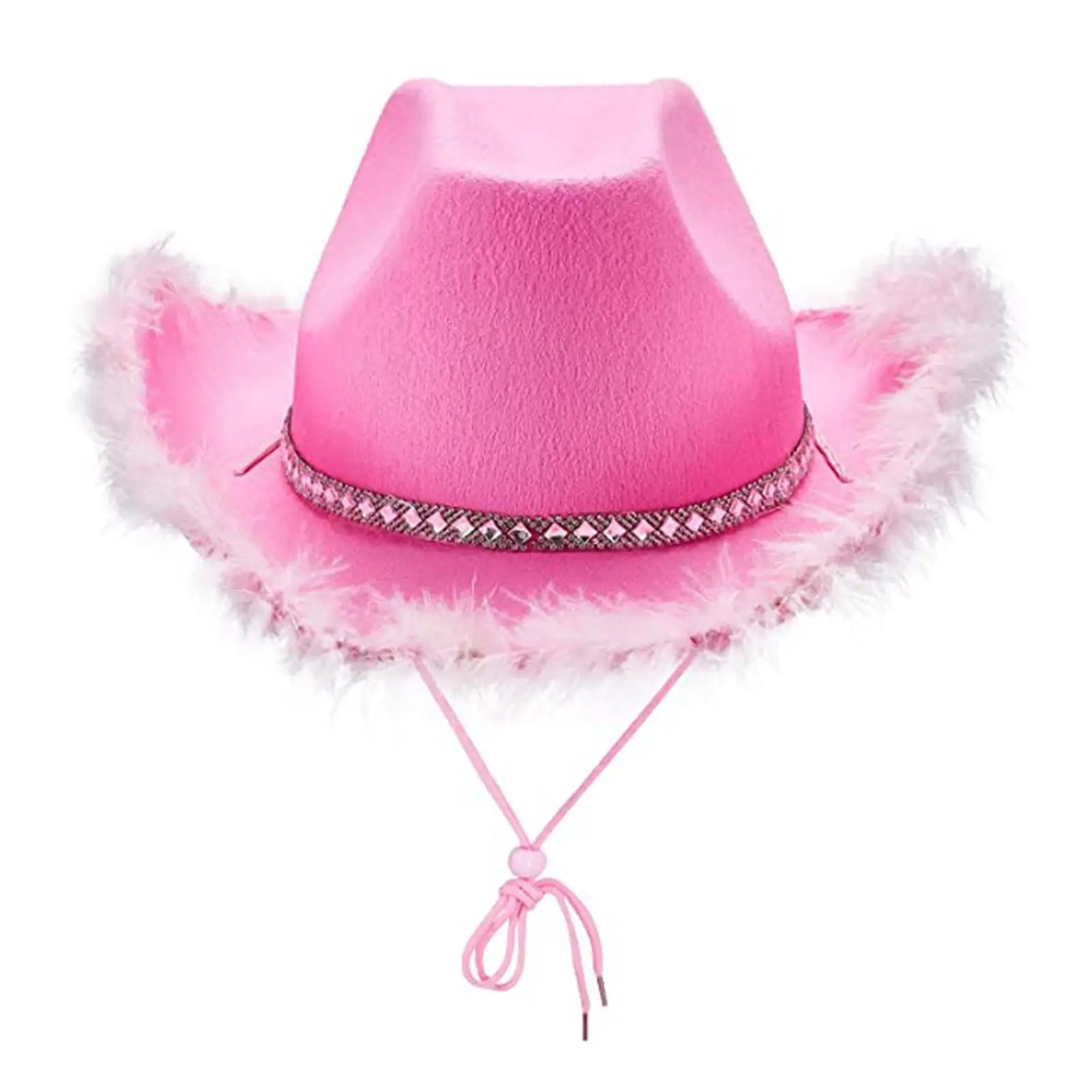 

Ковбойская шляпа в западном стиле, розовая Женская декоративная ковбойская шляпа, белая ковбойская шляпа для мужчин, лучшие широкие шляпы с...
