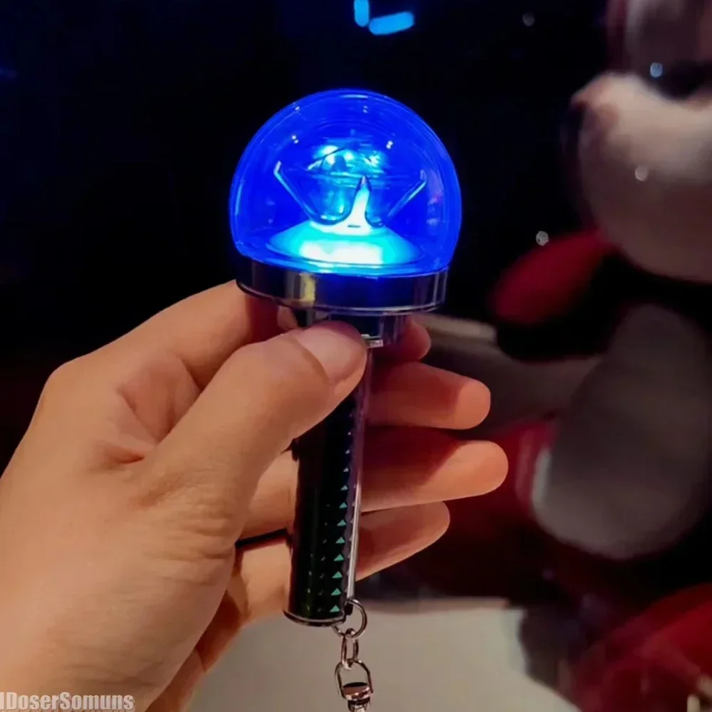 Брелок для ключей Mini Light Stick брелки Glow креативный светящийся брелок Kpop Idol подарка