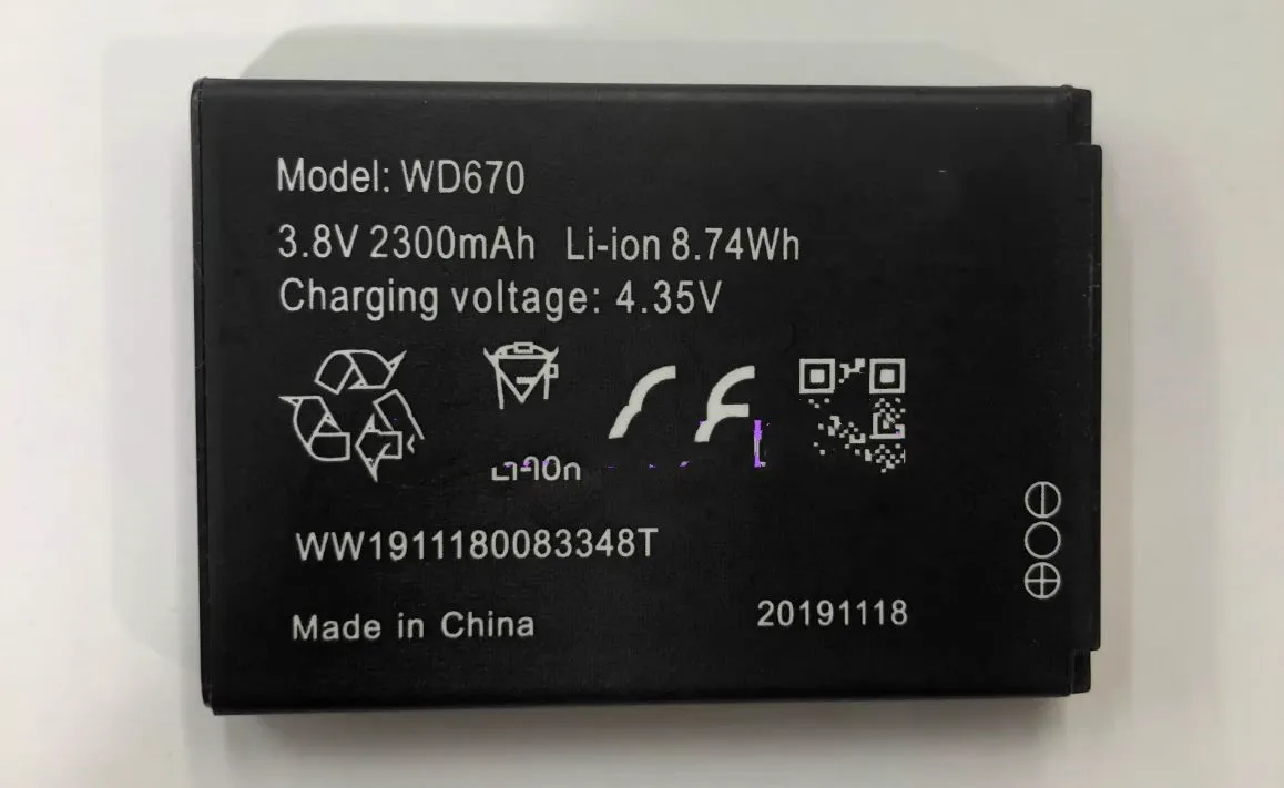 Новый оригинальный аккумулятор для ZTE WD670 DC002/009 DC021/DC027 air wifi