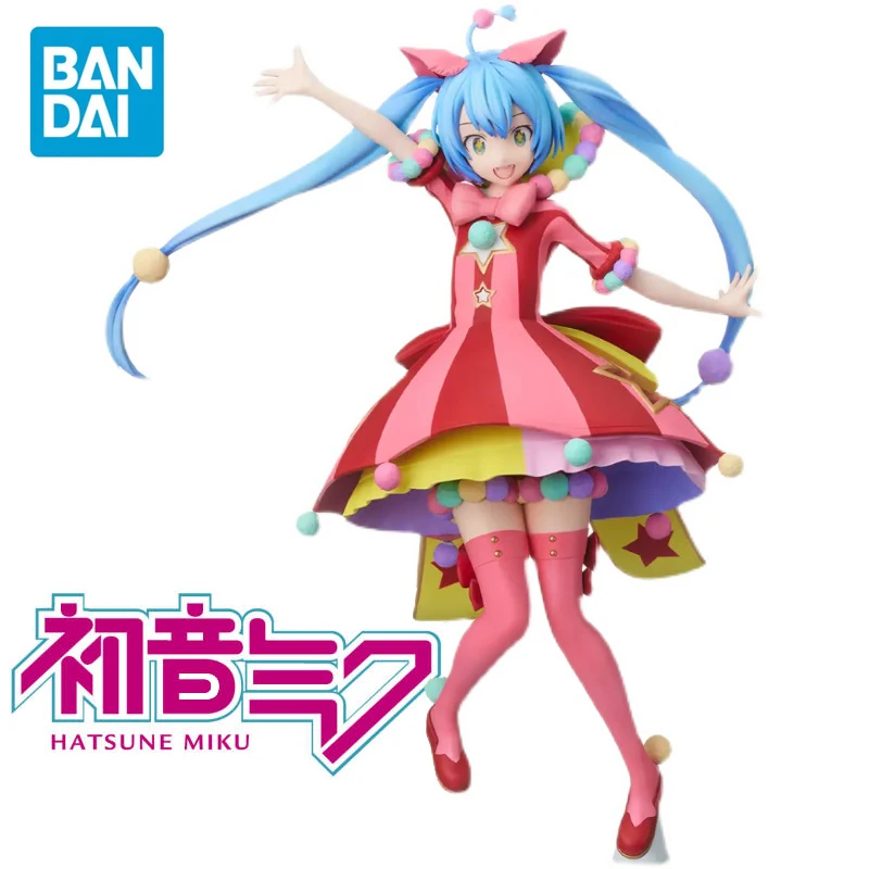 

Hatsune Miku Sega World Plan красочная сценическая Фантастическая серия чудес экшн-фигурка ролевая периферия Модель ПВХ ручной работы подарки для дете...