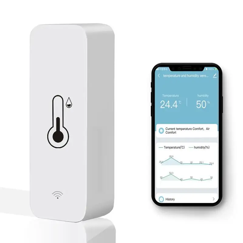 Умная температура Tuya En Vochtigheid Sensor приложение удаленный монитор для умного дома