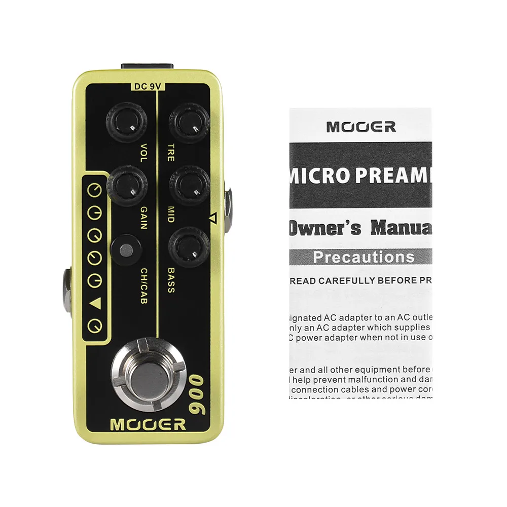 MOOER 006 Электроакустическая Гитара педаль эффектов US Classic Deluxe эффект цифровые