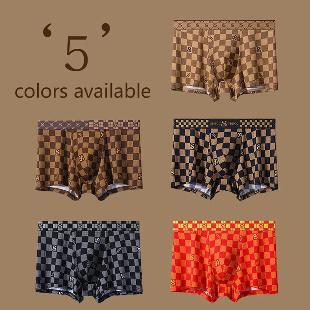 Men's Underwear Graphene 3A Antibacterial Underpants Pure Cotton Men Boxer Shorts Moisture Absorbent Elastic Cotton Men's Pantie