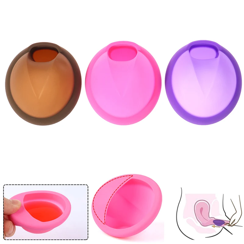 

Многоразовый диск плоский дизайн менструальная чаша Сверхтонкий стерилизующий силиконовый Менструальный диск тампон/прокладка альтернативный 2 размера