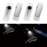 2 pieces led car door light for bmw e70 e53 x5 series model auto hd projector lamp automobile external accessories welcome light