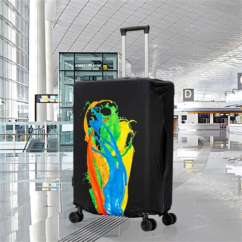 Новинка креативный чехол для чемодана с рисунком граффити Пылезащитный Водонепроницаемый чехол унисекс защитный чехол