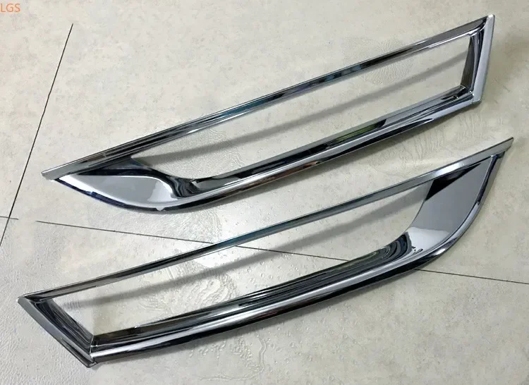 Для Volkswagen Passat 2011-2015 ABS Chrome перед противотуманными фарами декоративная рамка