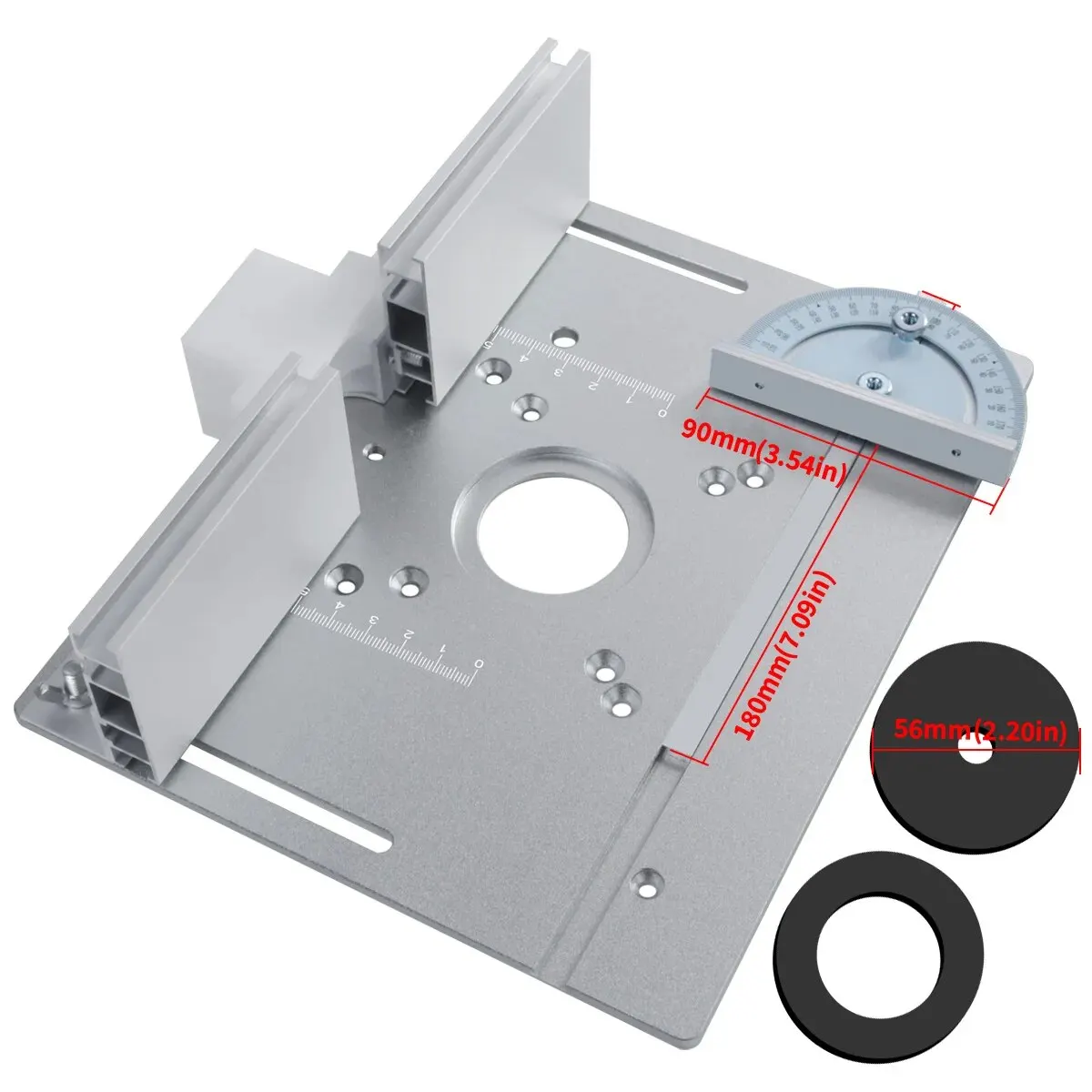 

GDART Многофункциональная алюминиевая вставка для фрезерного стола