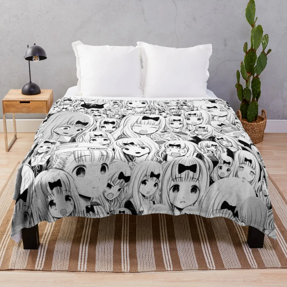 

Chika Fujiwara | Диванное одеяло с надписью Love is War, двухстороннее одеяло s