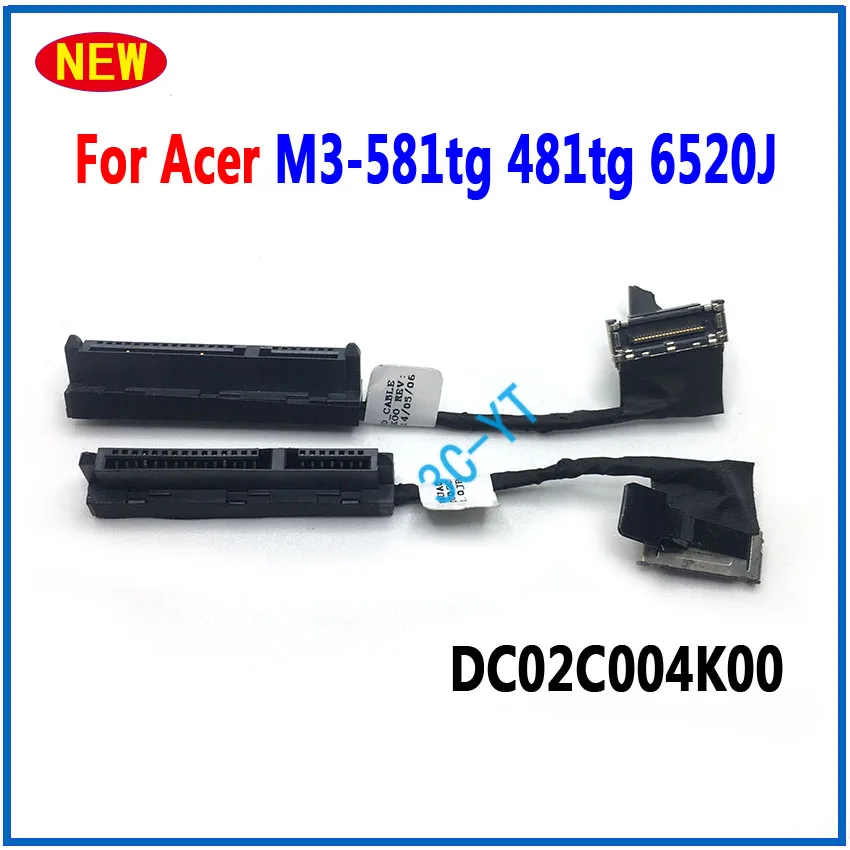 1-5PCS New HDD Connector HDD Cable SATA Hard Drive Flex Cable Adapter Card For Acer M3-581tg 481tg DC02C004K00 6520J