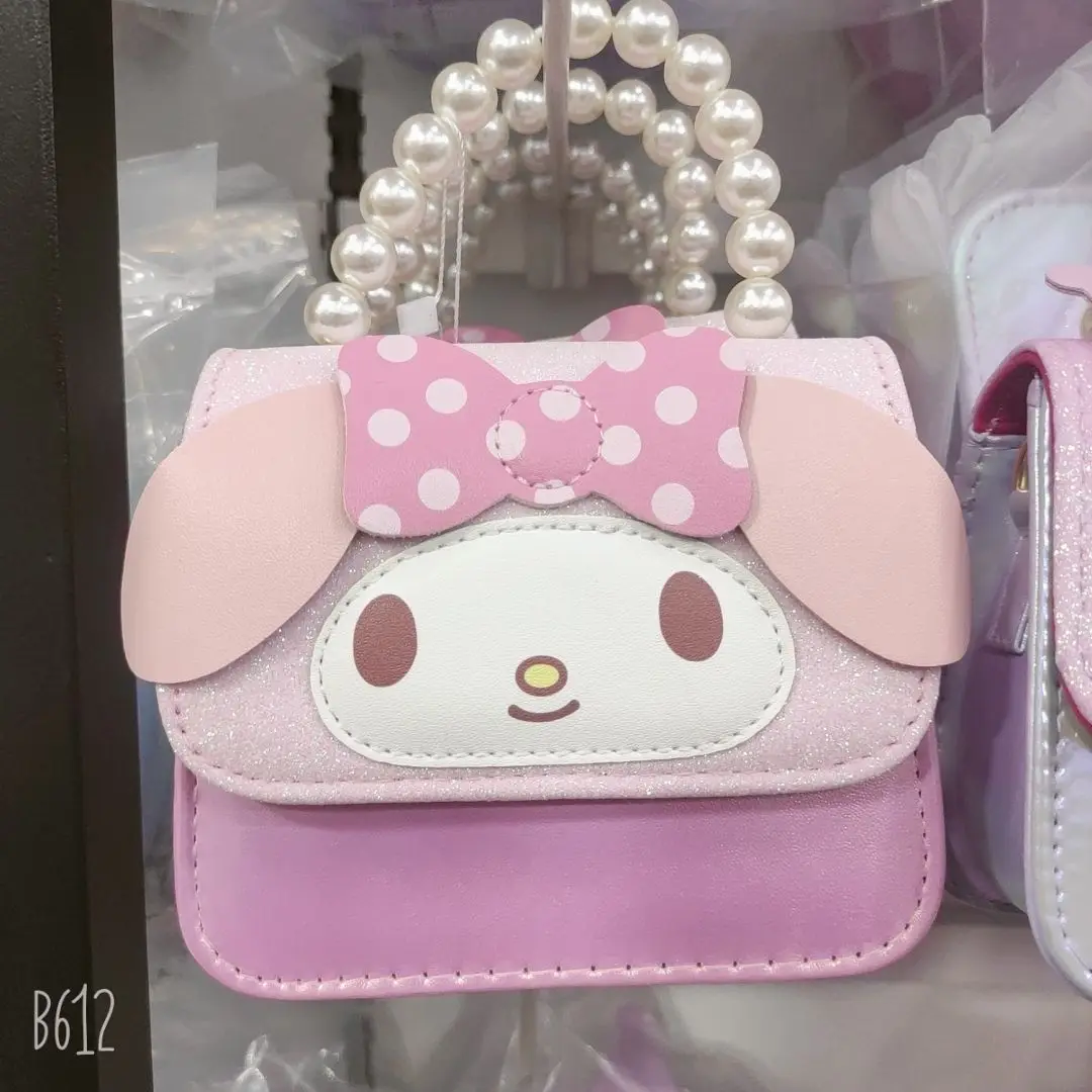 Sanrio Kuromi Cinnamoroll Hellokitty Children's Crossbody Portable Princess Bag Cartoon Mochilas Para Niños Purses mini girls