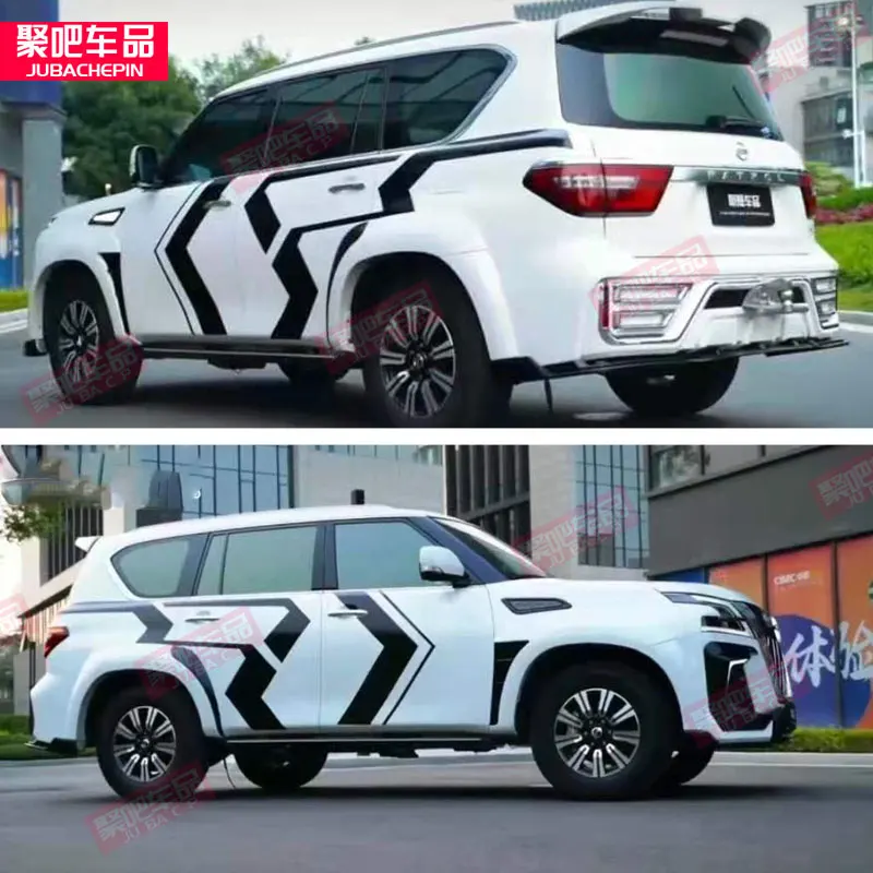 

Новые Индивидуальные автомобильные наклейки для Nissan патруль Y62 2010-2022 модификация внешнего вида индивидуальные модные наклейки пленка аксессуары