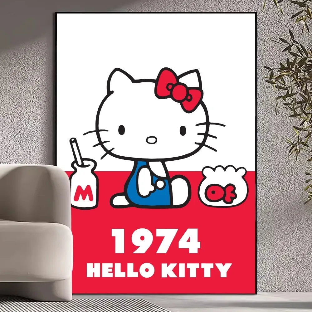 MINISO Sanrio Hello Kitty постер настенные картины для украшения гостиной