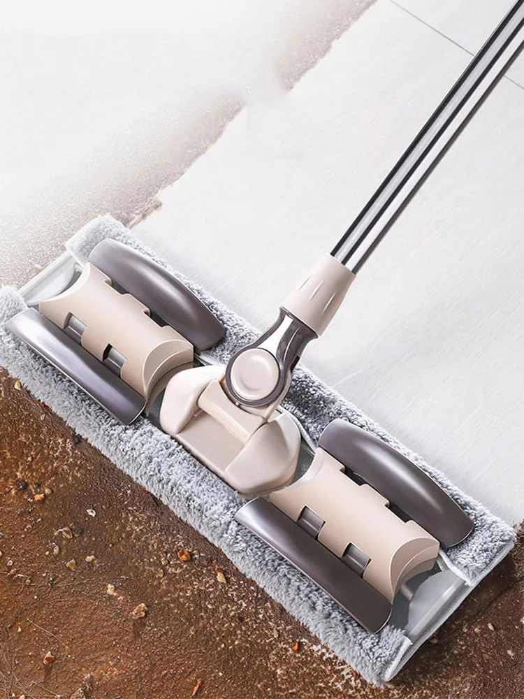 

Плоская Швабра для сухой и влажной уборки, вращающаяся на 180 градусов