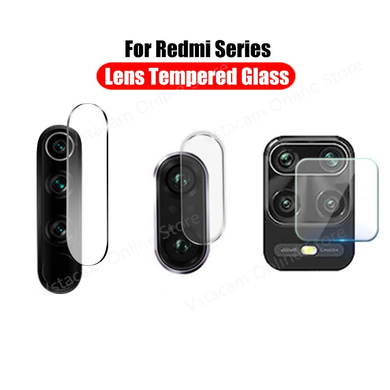 

2 PCS Camera Glass For Xiaomi Redmi Note 9S 8 7 9 10 Pro 9A 8T 8A Screen Protector Mi Poco X3 M3 Redmi Note 9 S 8 9T Lens Film