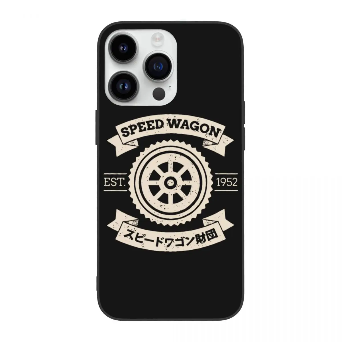 

Чехол для телефона из ТПУ с основой SPW Speed Wagon для iPhone 14 13 Pro Max Plus Mini, мягкий чехол с рисунком Аниме Манга, невероятные приключения Джоджо