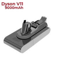 for dysonv11 9000mah vacuum cleaner battery li ion replacement original battery sv14 sv15v11 latest snap type and screw remov